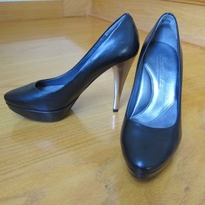 Kenneth Cole 925 Black Ring True Stilleto Platform